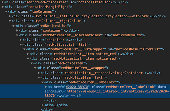 do web scraping automation data mining using python selenium