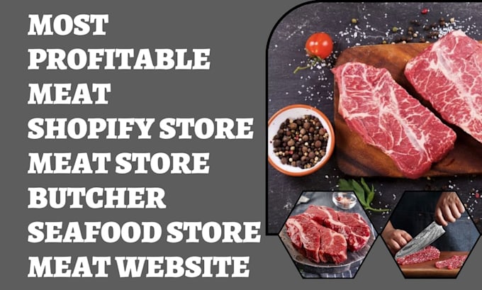 design meat shopify store meat store butcher seafood store meat website