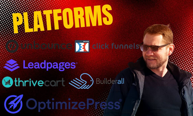 build a high converting funnel website using clickfunnels, leadpages, unbounce