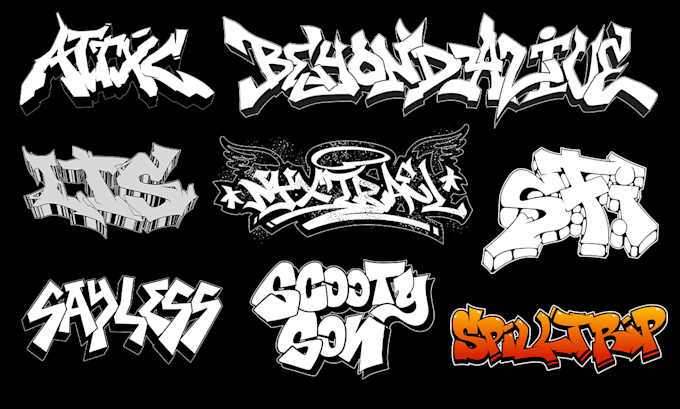 create hardcore or metal band logo design