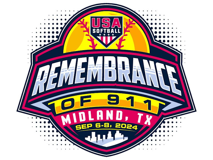 design modern softball logo