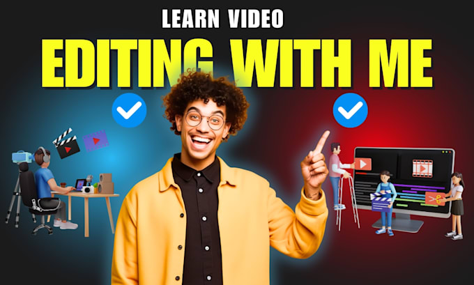 teach video editing in any software  via zoom