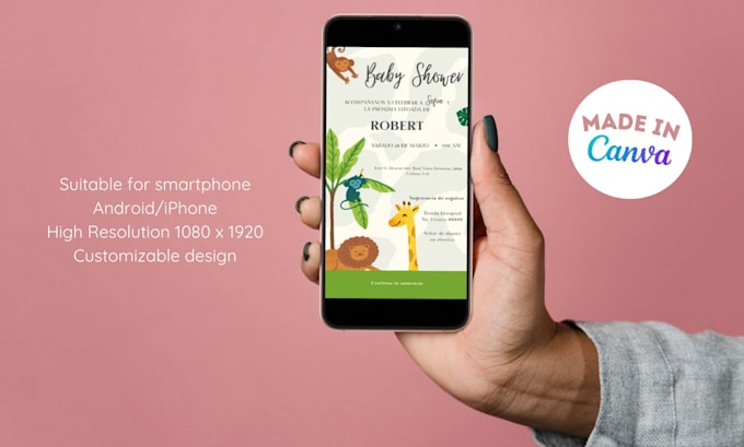 create custom printable and digital invitation designs