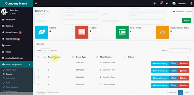 develop web sales hospital stock management hotel attendance crm system software