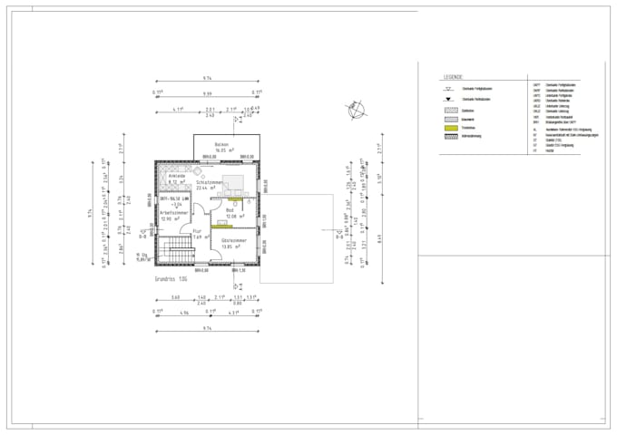 draw your idea from a sketch to a floor plan, elevation or section