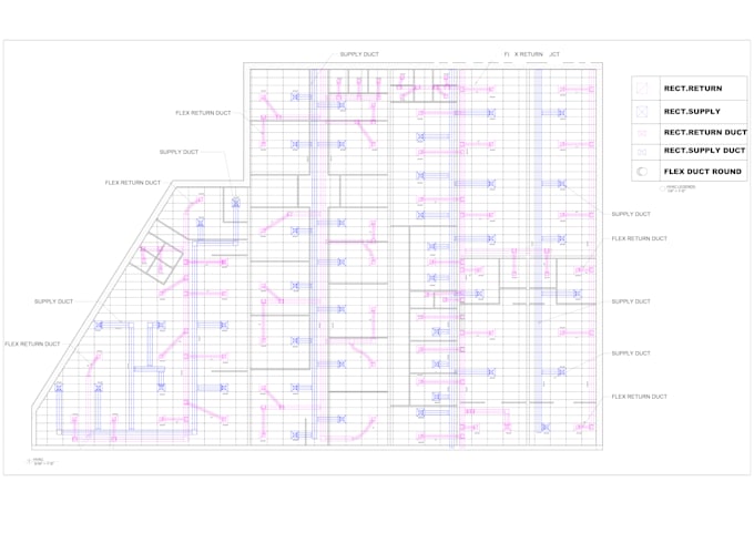 do hvac duct designing and mep modelling