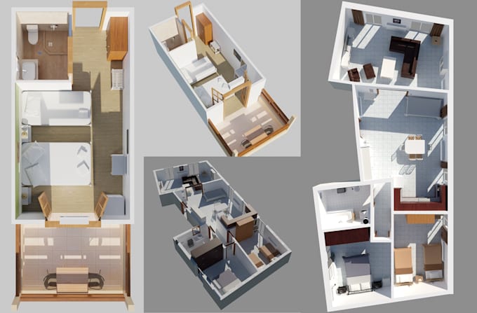 make 3d floor plans for your airbnb
