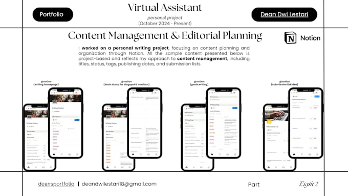 efficient virtual assistant for admin, research, and customer support