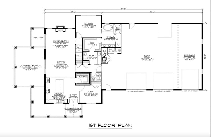 design floor plans for pole barns and barndominiums