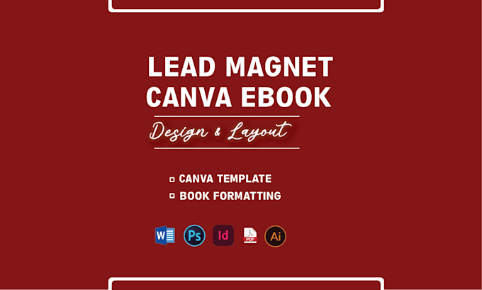 design  canva ebook, lead magnet, workbook, canva template, book formatting, pdf