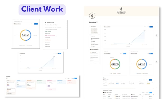 be your notion expert to set and design customized aesthetic notion templates