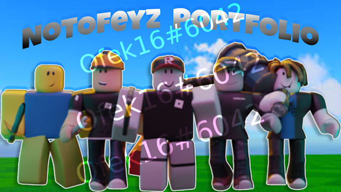 design cheap roblox game gfx icons and thumbnails for you