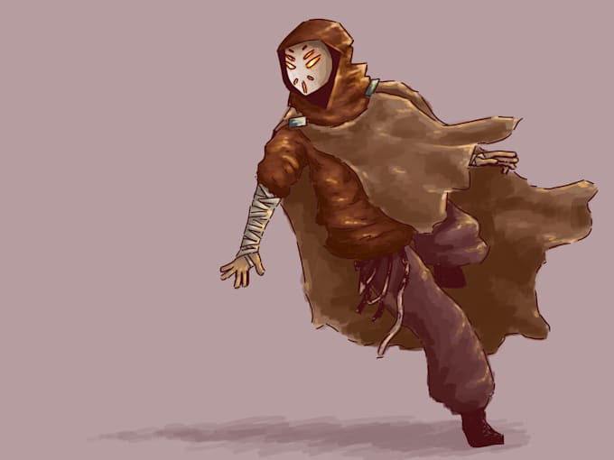 draw a character portrait