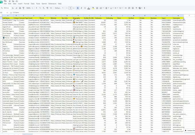 build a targeted business leads and email list