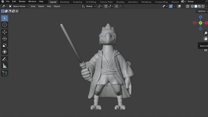 sculpt 3d action figure figure painting, status animal figure resin printing