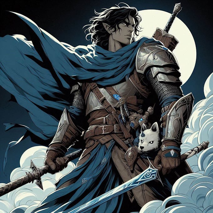 Desing a dnd character art and dnd character art by Neliusmckenzie | Fiverr