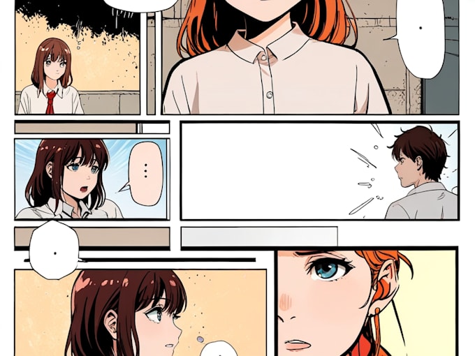 make a comic or illustration page in my art style