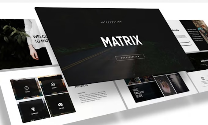 create branded powerpoint presentations and graphic designs