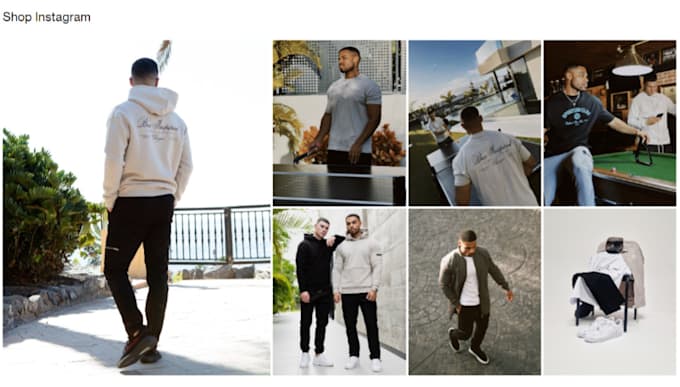 design a shopify clothing store or website