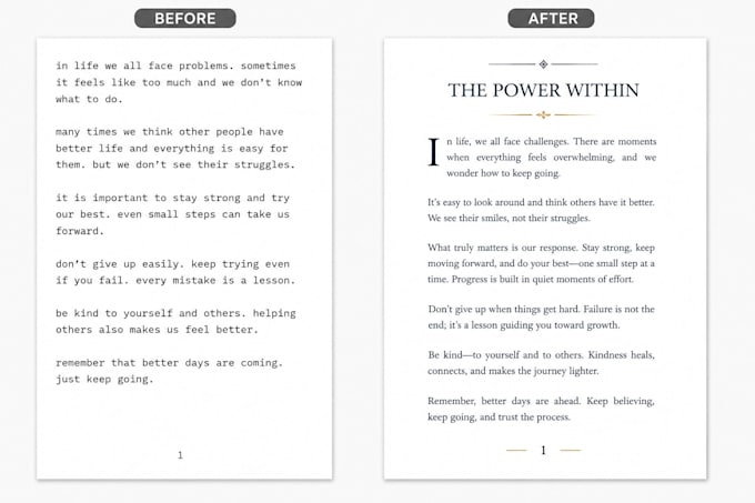 format your book for amazon KDP, ingramspark, and lulu publishing