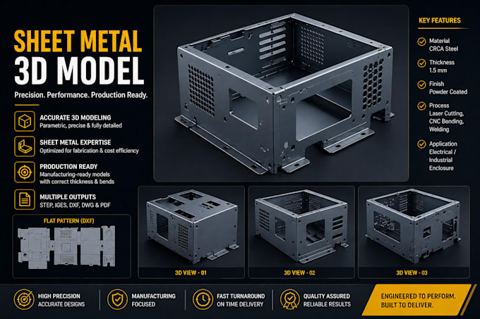 provide sheet metal design and weldments services