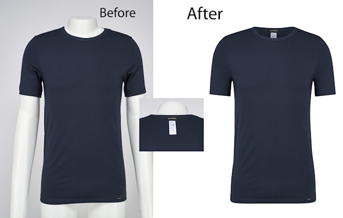 do expert background removal, ghost mannequin and neck joint