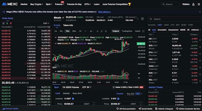 build crypto exchange website, exchange website, wallet app like binance