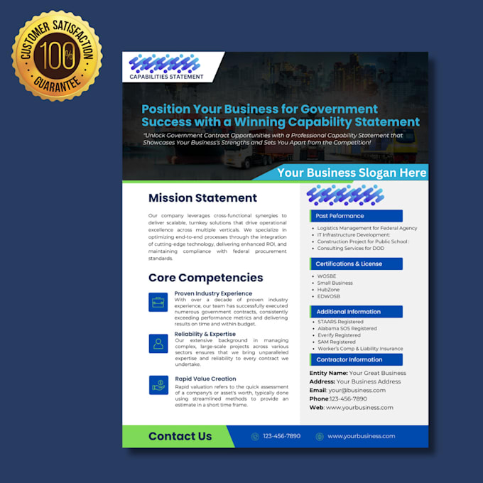 create a capabilities statement to get your business ready for govt contracting