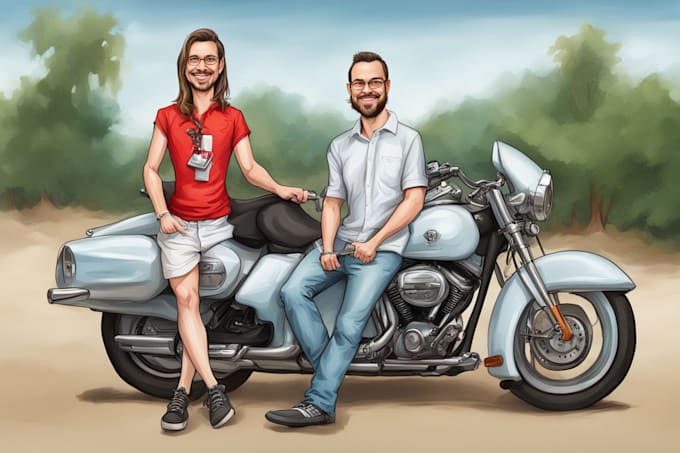 draw digital caricature from your photo