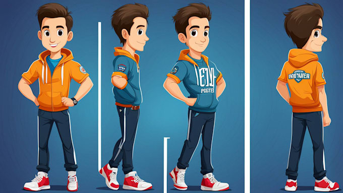 create cartoon character or avatar in vectors