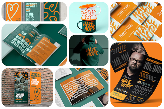 create your marketing package or brand identity or brand kit