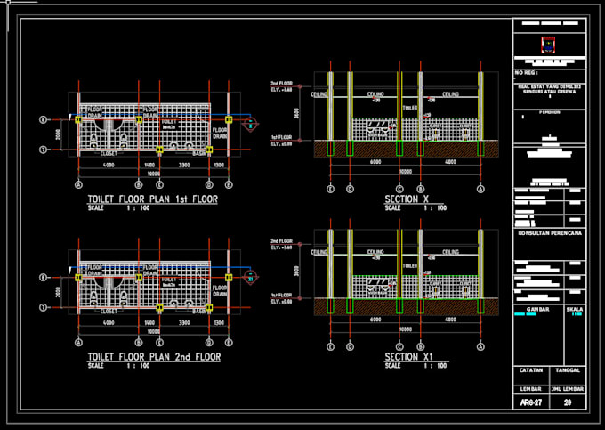 architectural and construction drawings