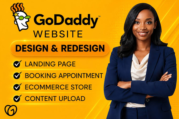 design godaddy website redesign godaddy website design, develop godaddy website