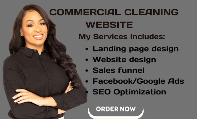design commercial cleaning website office cleaning, house cleaning website