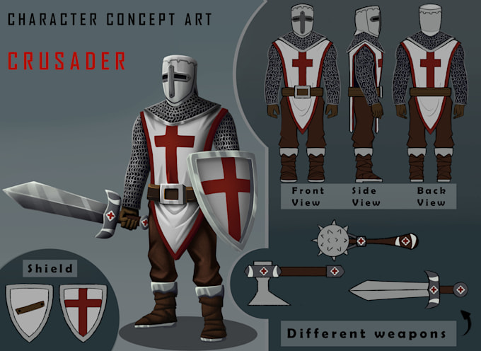 create custom 2d game character