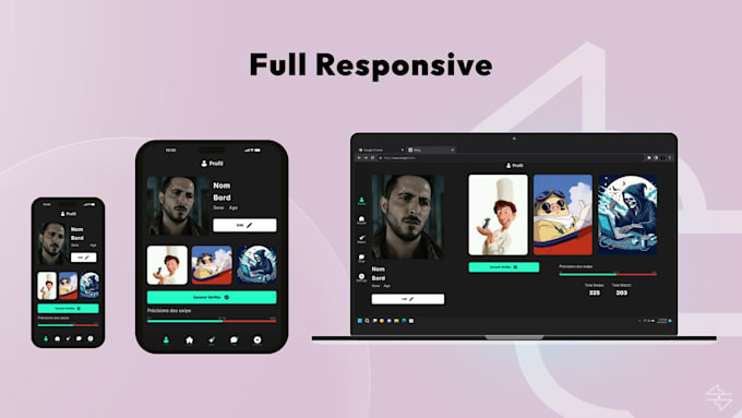 create responsive web interfaces with react, and typescript