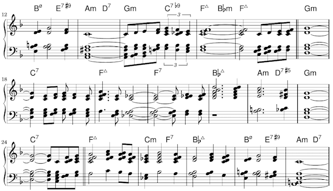 transcribe and create a beautiful score
