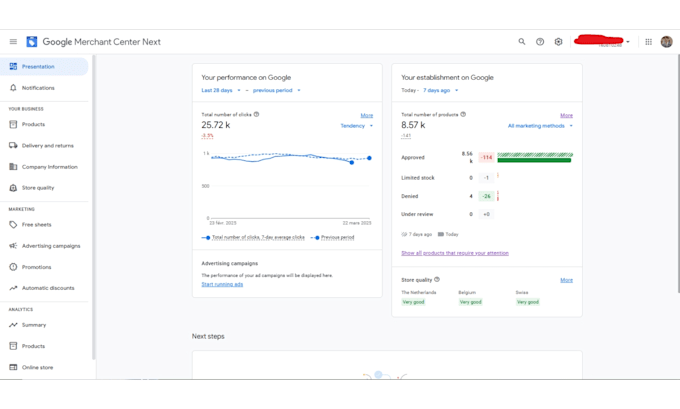 fix google merchant center suspension and misrepresentation