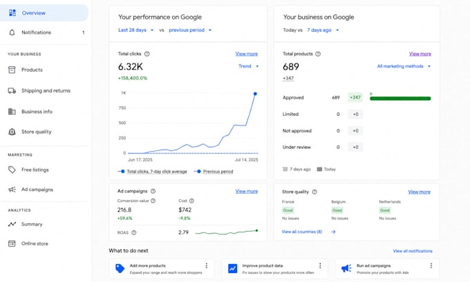 fix google merchant center suspension and misrepresentation