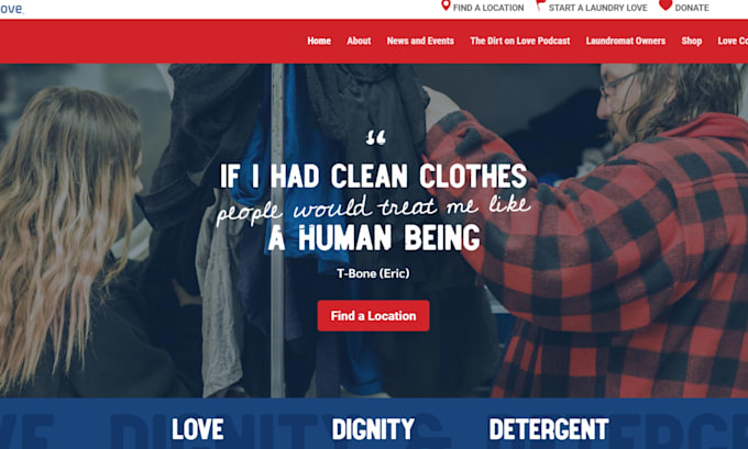 design dry cleaning laundry services laundromat clothing fabric washing website