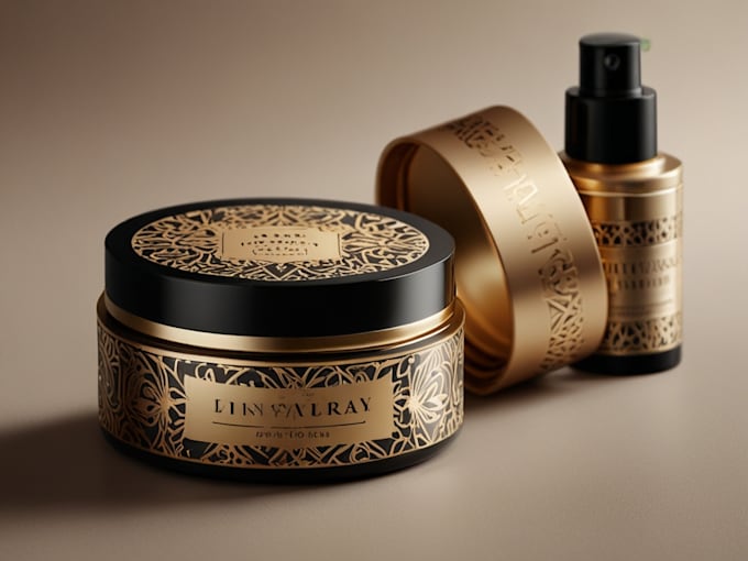 do luxury cosmetic packaging and product label