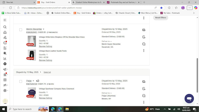 cross list products to poshmark, ebay, and etsy using vendoo or flyp