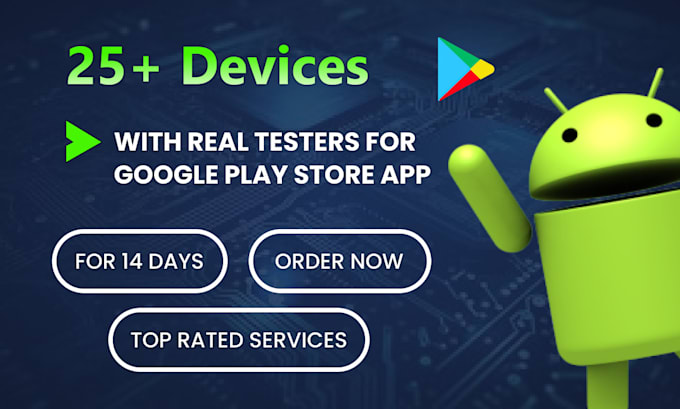 provide 20 authentic testers for google play closed testing