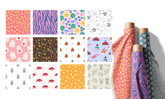 create vector seamless pattern