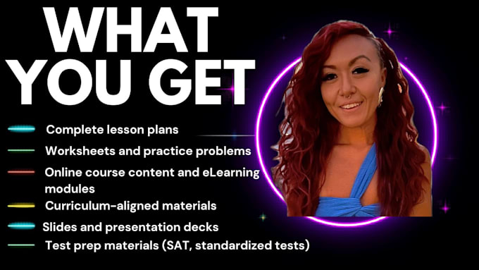 create math lesson plans, worksheets, and online course content
