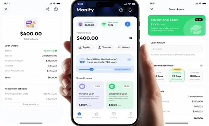 build payment app, loan app, wallet app