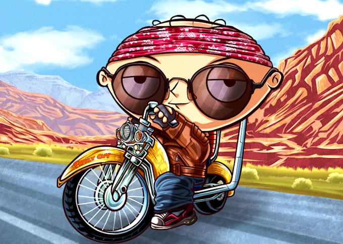 draw a custom cartoon or anime character or any characters