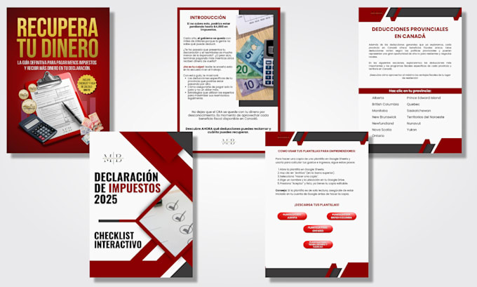 design an interactive and fillable lead magnet
