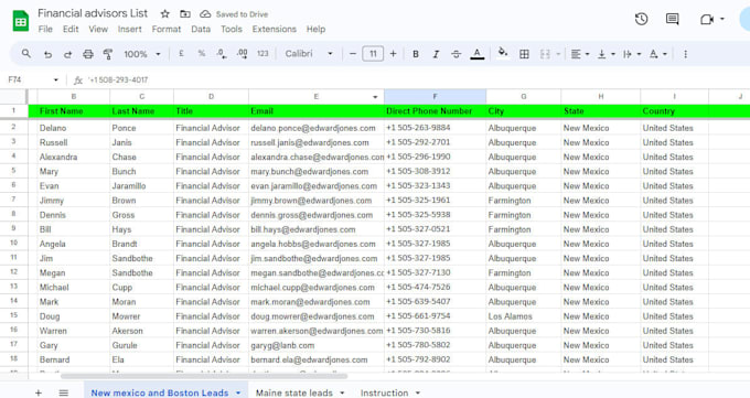 find direct phone and direct email