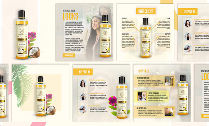 creative listing images, amazon ebc and infographic designs